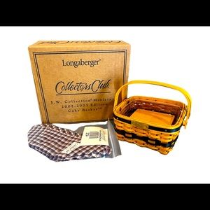 2002-2003 Longaberger Miniature Cake Basket